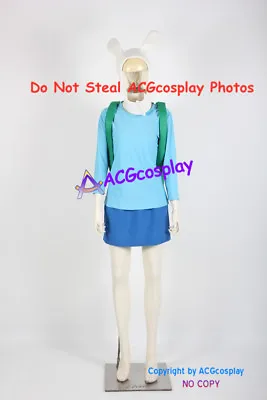$83.99 • Buy Adventure Time Cosplay Fionna Cosplay Costume Include Headwear And Back Pack