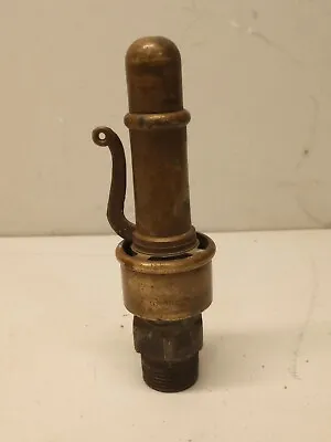 Vintage Brass Pressure Release Valve American Steam & Gauge Co Whistle • $72.99