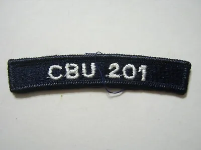 Cbu 201 -   Mcmurdo Station Antarctica -  Navy Uim Shoulder Tab   • $3.85