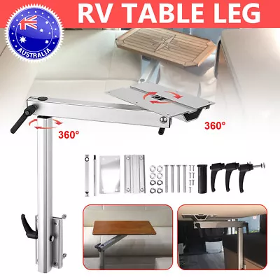 Adjustable Rv Table Leg Swivel Foldable For Marine Caravan Camper Aluminum Alloy • $97.95