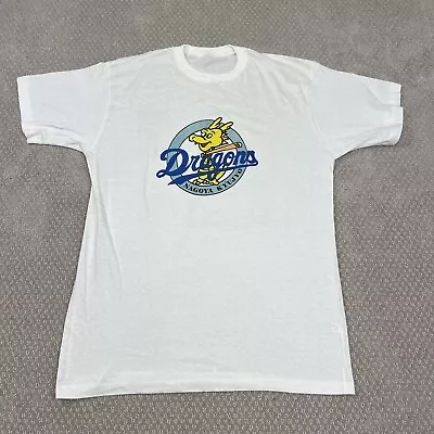 Vtg Chunichi Dragons Shirt Size Large Single Stitch Nagoya Kyujyo Baseball NPB • $49.99