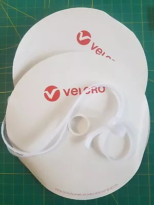 25 Metres Roll Of Sew On VELCRO® Branded Hook And Loop 10mm White • £32.99