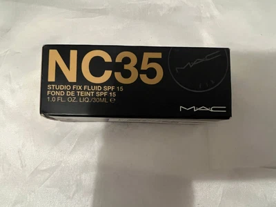 £15 • Buy MAC Studio Fix Fluid Foundation SPF15 30ml  NC35