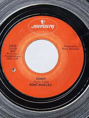 MOMS MABLEY 45 Sunny / Abraham Martin And John • $0.99