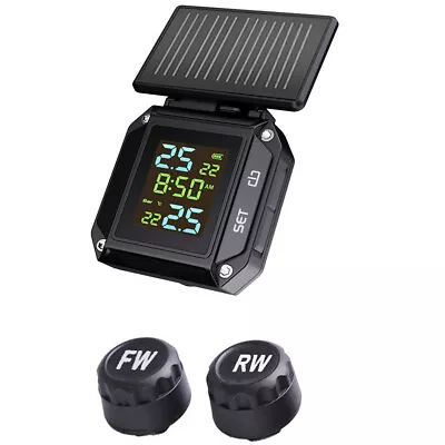 Motorcycle TPMS Tire Pressure Monitoring System Tyre Temperature Alarm System • $31.40