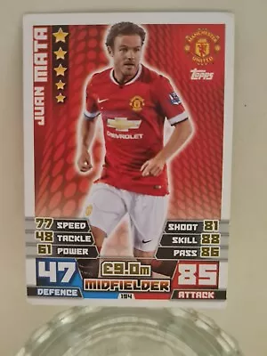 Match Attax 14/15 Season - Juan Mata • £0.99