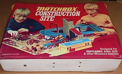 Vintage Lesney Matchbox Construction Play Set 1973 With Instructions  • $80