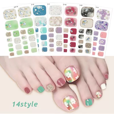 Toe Manicure Art Nail Sticker Nail Decorations Sparkling Nail Stickers DIY INS • $0.72