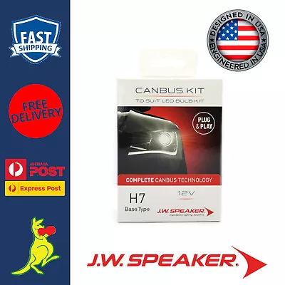 JW Speaker H7 CANbus LED LED Headlight Kit Canbus Decoder For LED H7 Globes Pair • $69.99