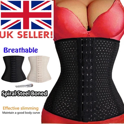 £6.99 • Buy Underbust Waist Training Corset Waist Cincher Body Shaper Workout Belt For Women