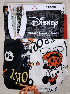 $7.95 • Buy Disney Halloween Women's Sleep Jogger Pajama Pants Size M (8-10) BRAND NEW