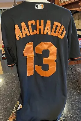 Baltimore Orioles Manny Machado Jersey Mens Size 50 Majestic Button Down • $39.99
