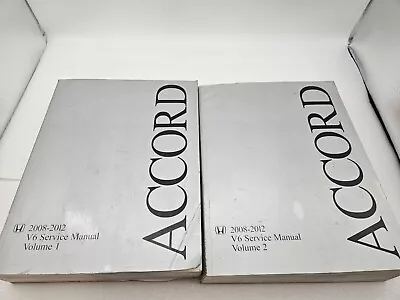 2008 2009 2010 2011 2012 Honda Accord V6 Repair Service Shop Manual - Set Of 2 • $109.99