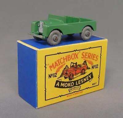 Matchbox 12a1  1955 Land Rover Excel / New $20 With REPRODUCTION BOX • $19.95