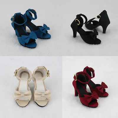 MSD 1/3 BJD PU Fashionable High-heeled Bows Shoes BJD 1/3 Boots Modle For Dolls • $24.69