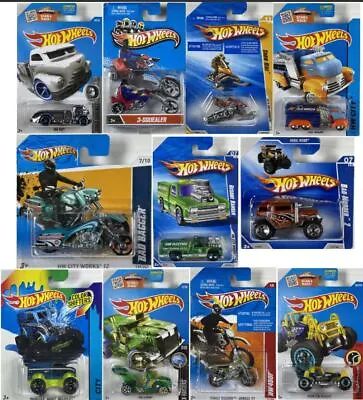 Hot Wheels Off Road Trucks Motorcycles Snowmobiles Rigs • $5