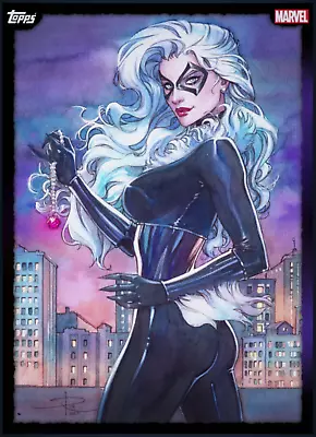 Black Cat Water Color Award (cc#96) Topps Marvel Collect Digital Card • $39.99
