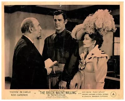 £24.17 • Buy Bride Was'nt Willing 1945 Frontier Gal Lobby Card Yvonne De Carlo Rod Cameron
