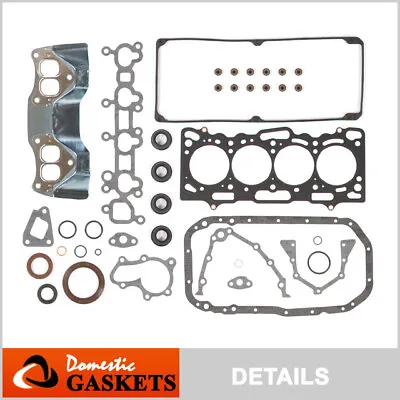 Fits 97-02 Mitsubishi Mirage 1.5L SOHC Full Gasket Set 4G15 • $69.28