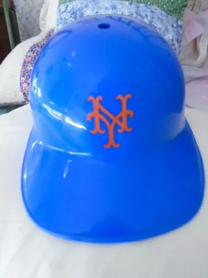 Vintage New York Mets Plastic Batting Helmet Souvenir MLB Hanover Trust 1970's • $8.99