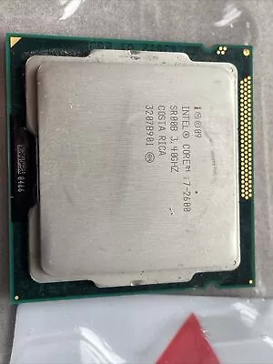 Intel I7-2600 3.40GHz 8MB Quad Core CPU Processor LGA 1155 SR00B • £25