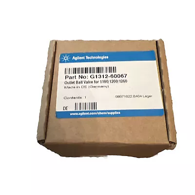 Agilent Outlet Valve For 1100/1200/1260 G1312-60067 NEW SEALED • $350