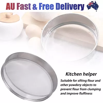 £23.27 • Buy 30cm Hash Riddler Pollen Sifter Flour Micron Shaker Stainless Steel  Mesh Sieve 