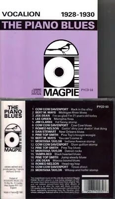 £3.25 • Buy Daveport : 1928-30-Piano Blues-Vocalion CD Highly Rated EBay Seller Great Prices