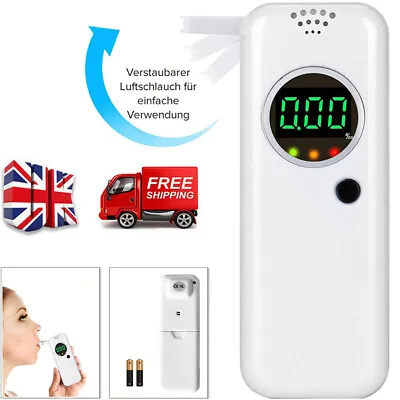 £16.98 • Buy Digital LCD Police Breathalyzer Breath Test Alcohol Tester Analyzer Detector UK