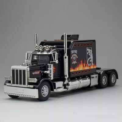 1:24 Peterbilt Heavy Truck 389 Diecast Model Toy Car Collectible Sound Light Toy • $39.99