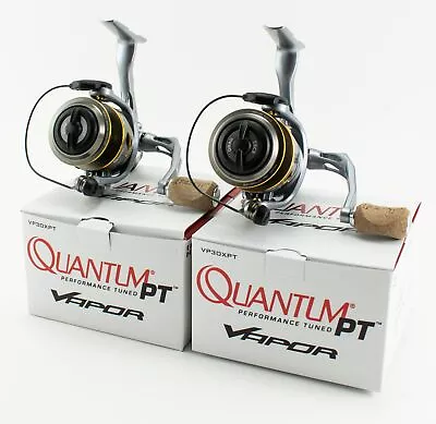 (lot Of 2) Quantum Vapor Pt 30 Vp30xpt 6.0:1 Gear Ratio Spinning Reel • $97