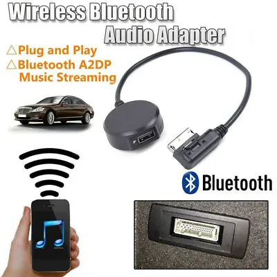 Input Audio Wireless Bluetooth USB Adapter Music AUX Cable For Mercedes-Benz MMI • $15.49