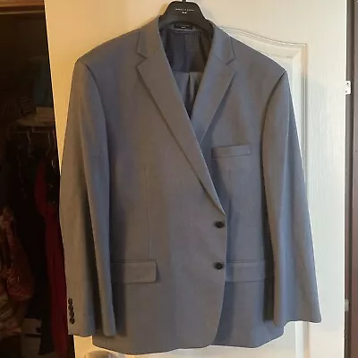 Shaquille O'Neal XLG 54R | 50x29 Blue Big & Tall 2Btn 2 Piece Mens Suit • $30