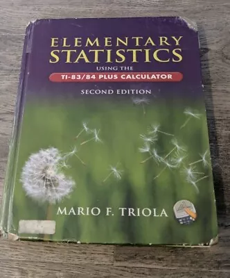 MyStatLab Ser.: Elementary Statistics By Mario F. Triola (2006 CD-ROM /... • $5.40