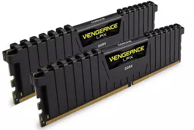 Corsair Vengeance LPX 32GB (2x16GB) DDR4 2400MHz C14 Desktop Gaming Memory Black • $197