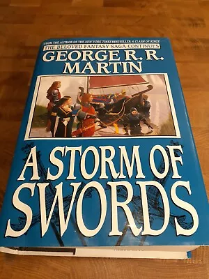 A Storm Of Swords George R. R. Martin 2000 Hardcover Game Of Thrones • $14.62