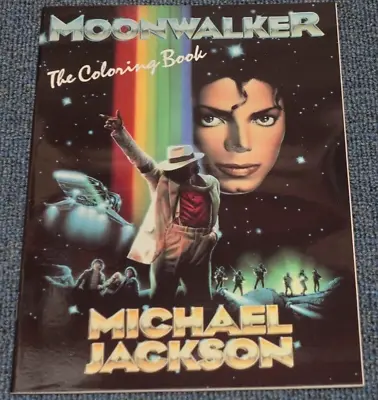 Michael Jackson Moonwalker 1988 Coloring Book (NOS) Brand New! Great Gift • $10.99