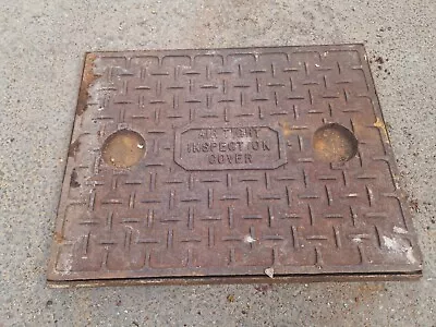 Cast Iron Manhole Drain Cover & Frame 658mm X 503mm Inspection Lid Free P&p  • £120