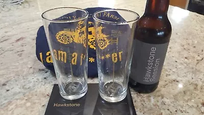 £4.99 • Buy Hawkstone Larger Half Pint Glass X 2.  Jeremy Clarksons Beer Diddly Squat Farm