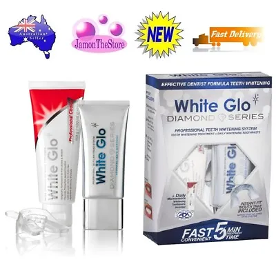 White Glo Diamond Series Professional Teeth Whitening System 5 Minute Treatment • $28.50