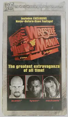 WWF/WWE WrestleMania 14 (VHS 1999) Stone Cold Shawn Michaels Mike Tyson • $10.06