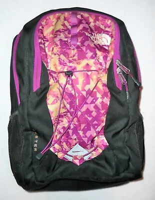 The North Face Jester Purple Yellow Back To School Laptop Back Pack Backpack Bag • $25
