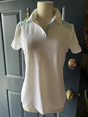 NEW Bette & Court Womens Small Polo Golf Tennis Short Sleeve Shirt Swing Tech • $9.99