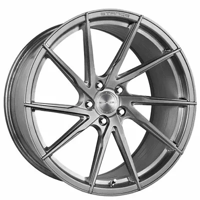 (4) 19  Stance Wheels SF01 Brush Titanium Rims (B1) • $1900