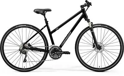 Merida CROSSWAY 300 BLK/SLVR LADY M 2022 Trekking City Commuter Fitness Bike • $765