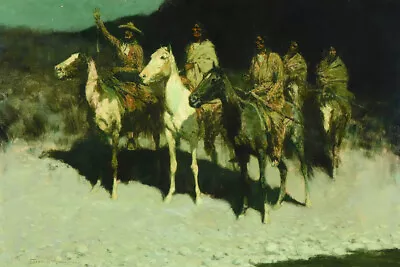 Who Comes There By Frederic Remington Western Giclee Print + Ships Free • $79