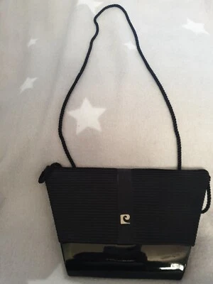 £3.99 • Buy Small Black Patent And Material Evenibg Bag