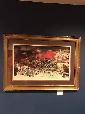$9250 • Buy Zao Wou Ki “To The Glory Of The Image And Poetic Art” Lithograph Signed/Numbered