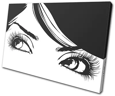 Abstract Eye Vector Pop Art SINGLE CANVAS WALL ART Picture Print VA • $64.99