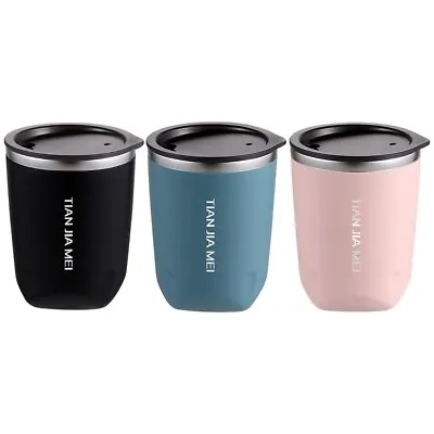 $15.03 • Buy Coffee Mug Stainless Steel Wall Leakproof Travel Cup Insulated Reusable Cups